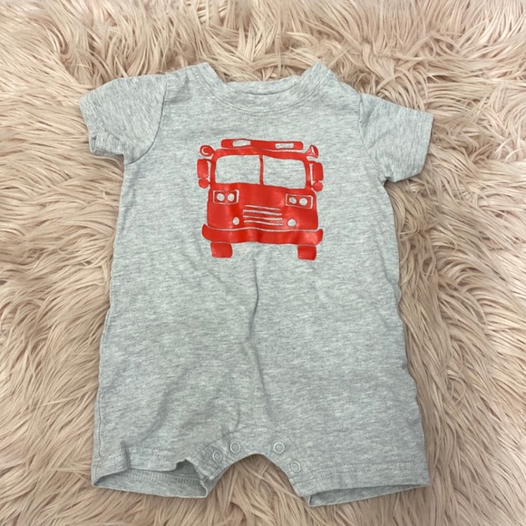 Fire truck Baby Romper - Picture 1 of 3